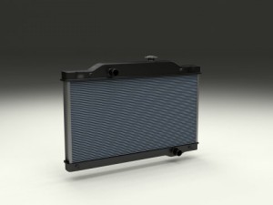 car radiator Modèle 3D