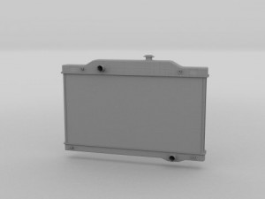 car radiator Modèle 3D
