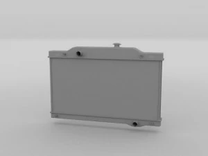 汽车散热器 3D 模型