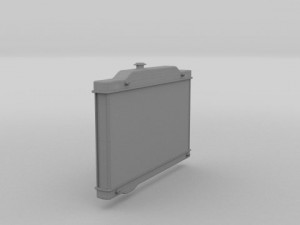 car radiator Modèle 3D