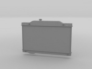 car radiator Modèle 3D