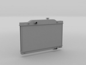 car radiator Modèle 3D