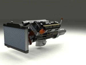 motor aksamı 3D Model