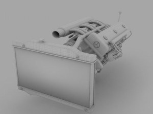 engine assembly 3D Model