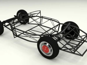 telaio mercedes 300 sl Modello 3D