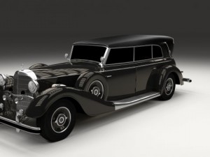 mercedes 770 staff car Modèle 3D