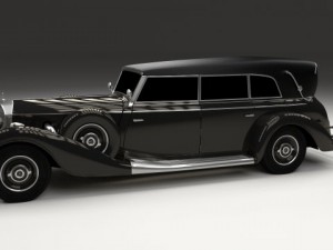 mercedes 770 staff car Modèle 3D