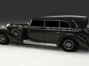 mercedes 770 staff car Modèle 3D