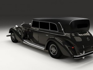 mercedes 770 staff car Modèle 3D