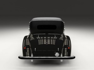 mercedes 770 staff car Modèle 3D