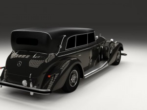 mercedes 770 staff car Modèle 3D