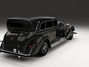 mercedes 770 staff car 3D Model