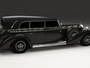 mercedes 770 staff car Modèle 3D