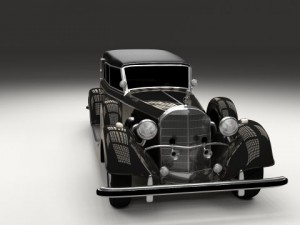 mercedes 770 staff car Modèle 3D