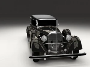 mercedes 770 staff car 3D Model