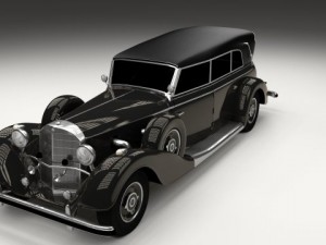 mercedes 770 staff car Modèle 3D