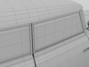 mercedes 770 staff car Modèle 3D