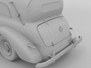 mercedes 770 staff car 3D Model