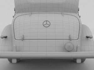 mercedes 770 staff car Modèle 3D