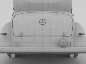 mercedes 770 staff car 3D Model