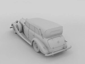 mercedes 770 staff car 3D Model