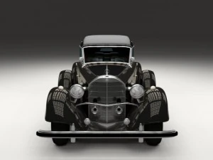 auto del personale mercedes da 770k lordi Modello 3D