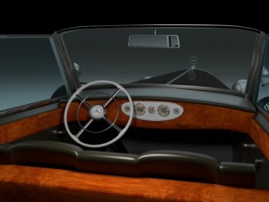 mercedes 770k grosser staff car 3D Model