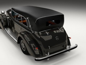 mercedes 770k grosser staff car 3D Model