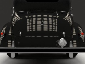 mercedes 770k grosser staff car 3D Model