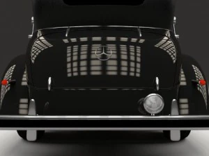 mercedes 770k grosser staff car 3D Model