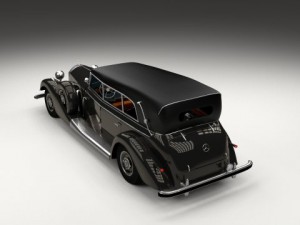 mercedes 770k grosser staff car 3D Model