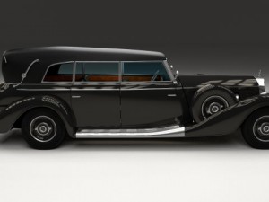 mercedes 770k grosser staff car 3D Model