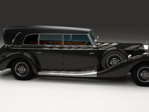 mercedes 770k grosser staff car 3D Model