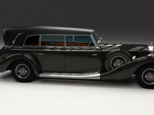 mercedes 770k grosser staff car 3D Model