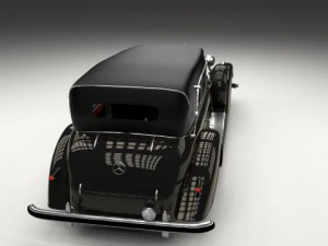 mercedes 770k grosser staff car 3D Model