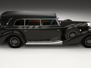 mercedes 770k grosser staff car 3D Model
