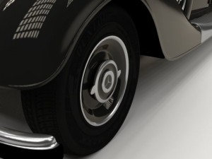 mercedes 770k staff car Model 3D