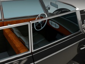 mercedes 770k staff car Model 3D