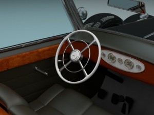 mercedes 770k staff car Model 3D