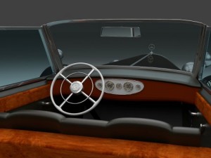 mercedes 770k staff car Model 3D