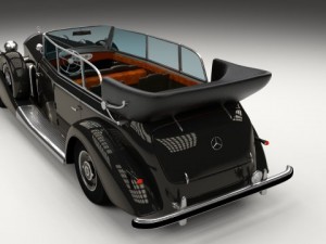 mercedes 770k staff car Model 3D