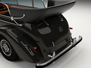 mercedes 770k staff car Model 3D