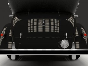 mercedes 770k staff car Model 3D