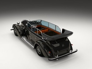 mercedes 770k staff car Model 3D