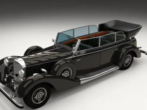 mercedes 770k staff car 3D Model