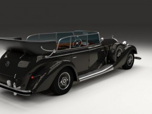 mercedes 770k staff car Model 3D