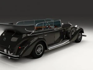 mercedes 770k staff car 3D Model