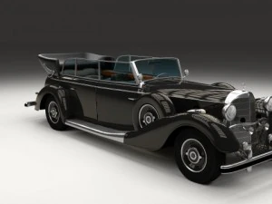 mercedes 770k staff car 3D Model