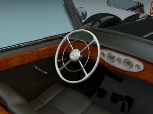 mercedes 770k grosser nazi staff car 3D 모델