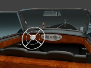 mercedes 770k grosser nazi staff car 3D 모델